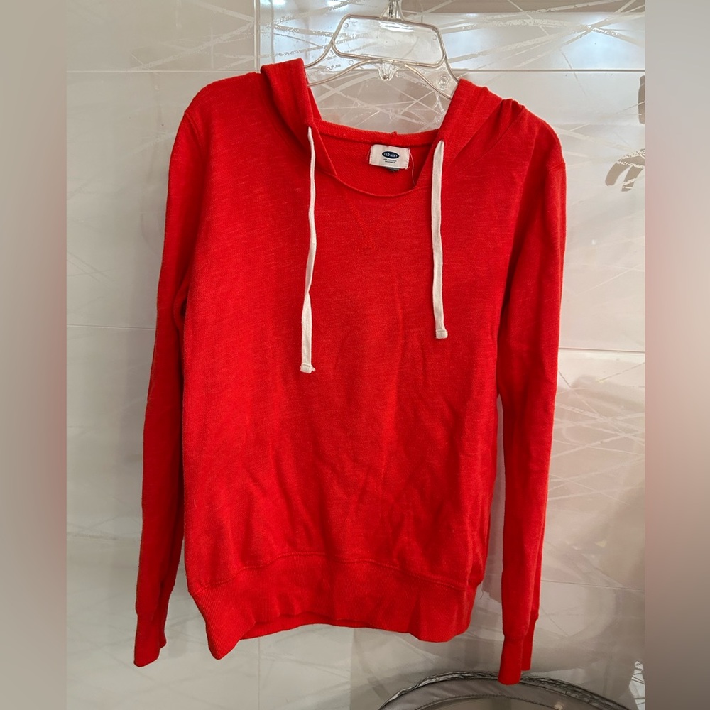Old Navy Bright Orange Red Sweatshirt‼️